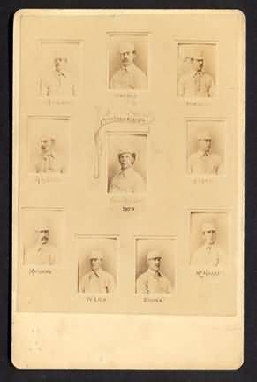1879 Providence Grays Cabinet